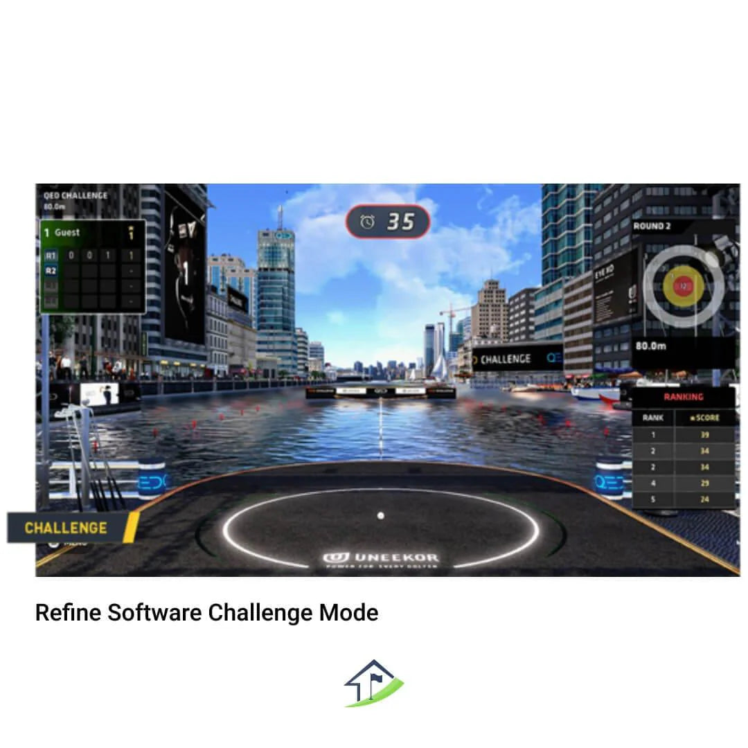 Uneekor Eye XO Swingbay Golf Simulator Package