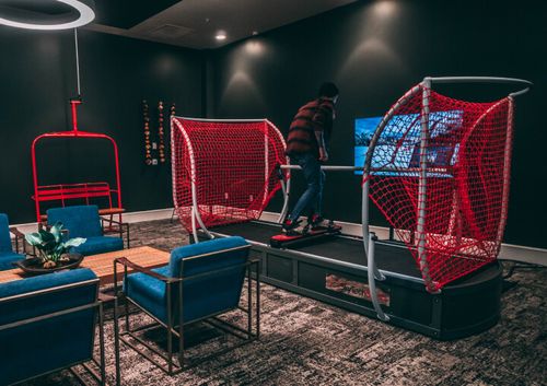 SkyTechSports Indoor Skiing Simulator for Home