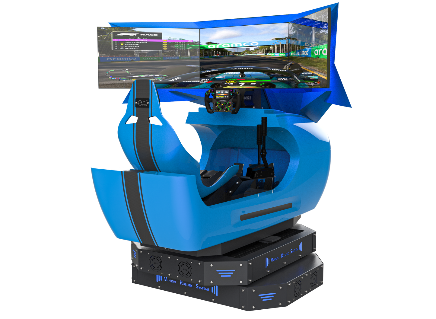 MRS Neodrive 2M02 | 38cm XY Motion | 9Nm Wheel | Triple 27" | 250kg