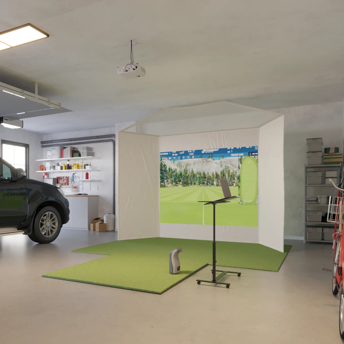 Foresight Sports GC3 Retractable Golf Simulator Package