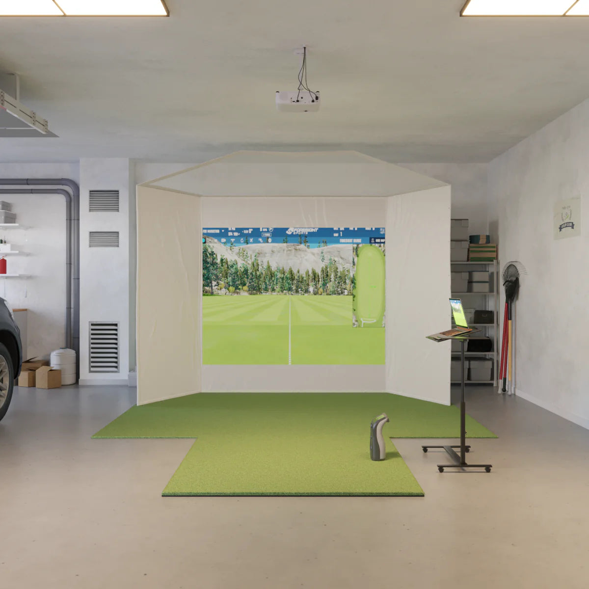 Foresight Sports GC3 Retractable Golf Simulator Package