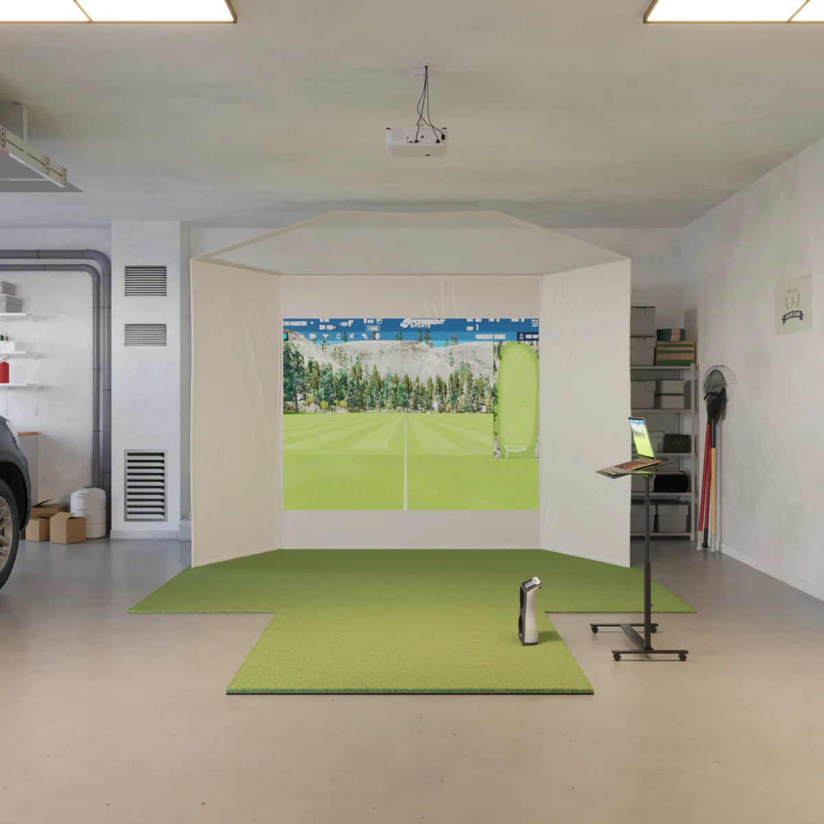 Foresight Sports GCQuad Retractable Golf Simulator