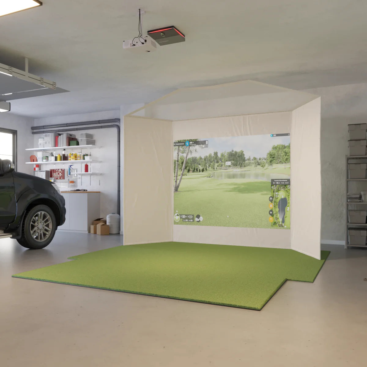 Trackman iO Retractable Golf Simulator