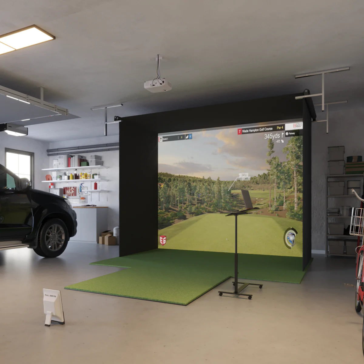 Full Swing KIT Retractable Golf Simulator Package