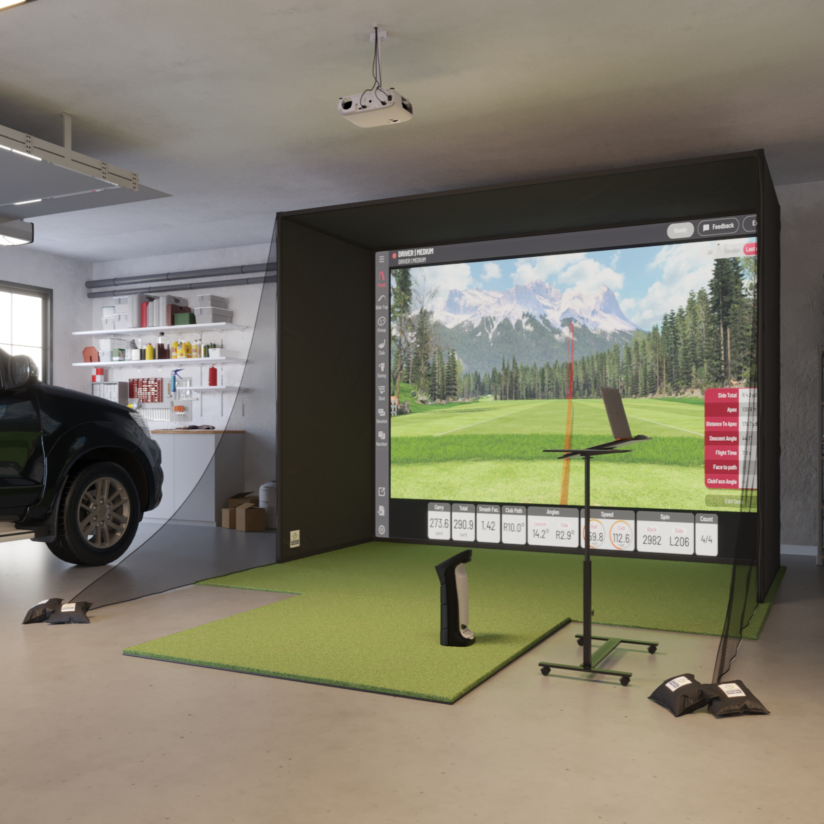Uneekor Eye Mini SwingBay Golf Simulator