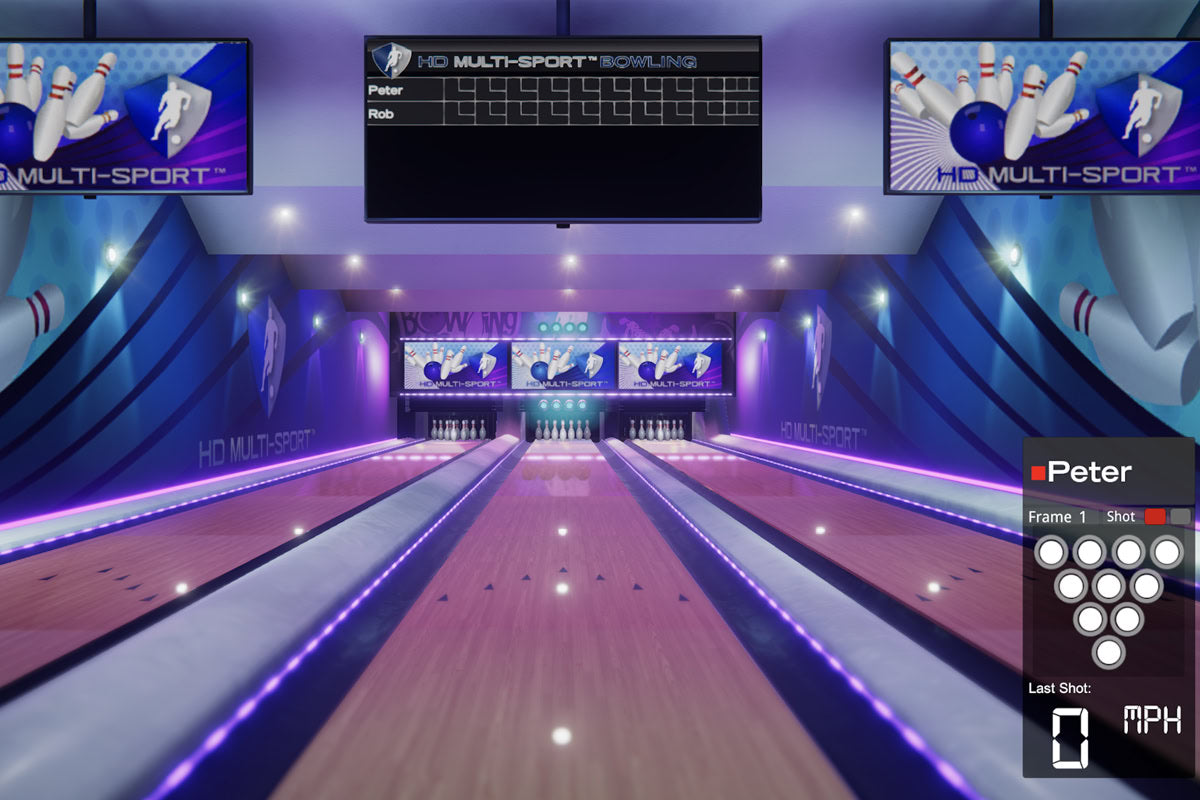 HD SportSuite 16:10 Curved Sports Simulator