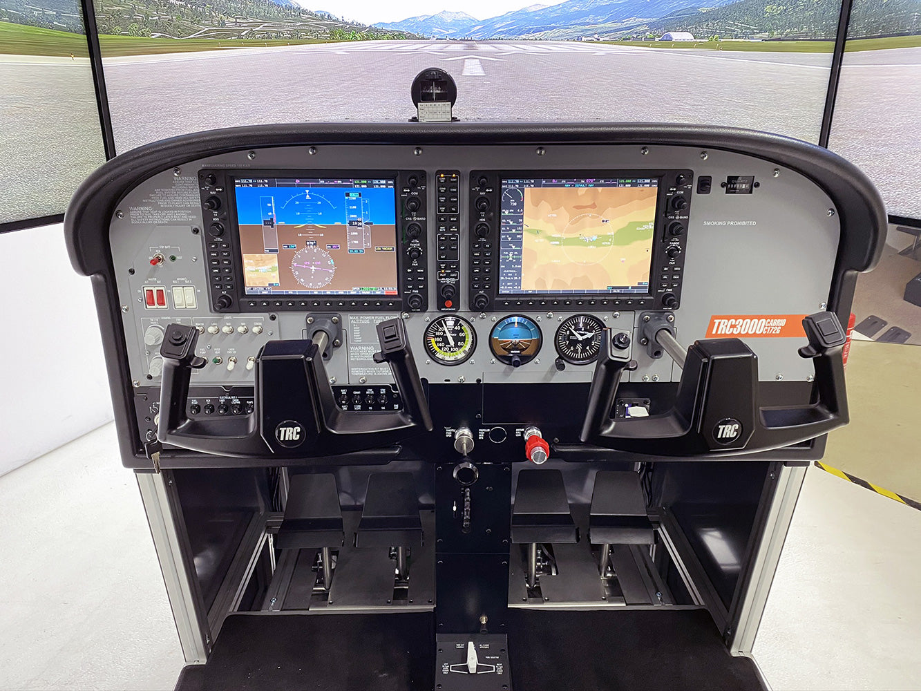 TRC Simulators' TRC3000 Cabrio C172G Flight Simulator