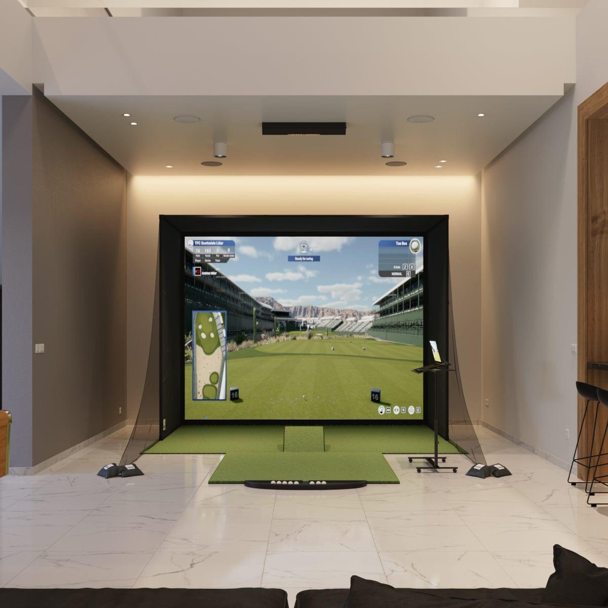 Uneekor QED SwingBay Golf Simulator Package