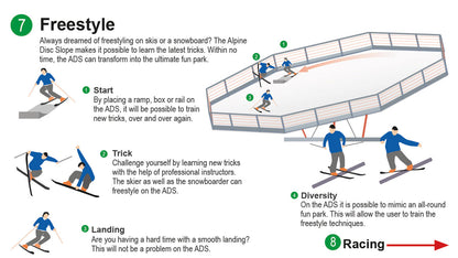 SkiMachine Disc Slope Ski Machine