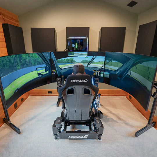 Podium1 Ultimate Obsessed Garage Turnkey Racing Simulator