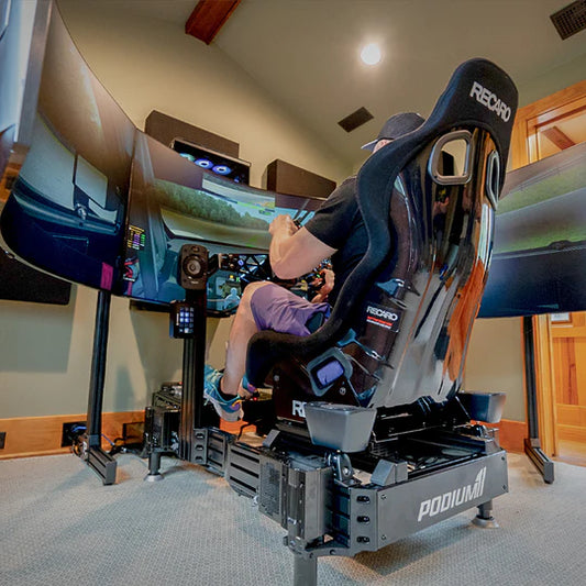 Podium1 Ultimate Obsessed Garage Turnkey Racing Simulator