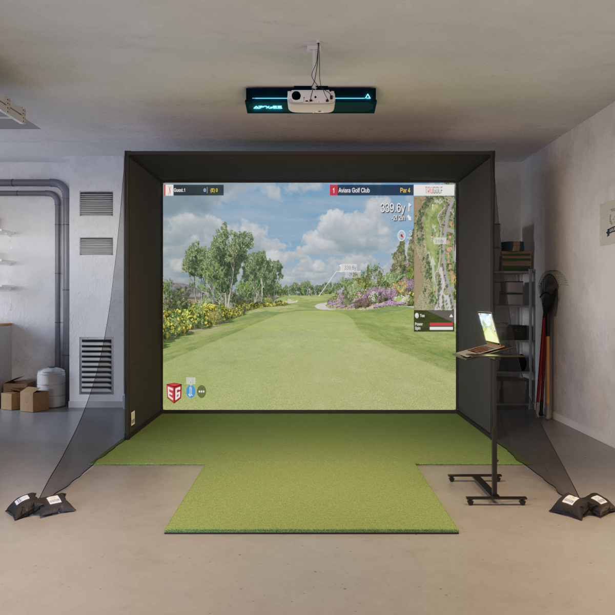 TruGolf Apogee SwingBay Golf Simulator