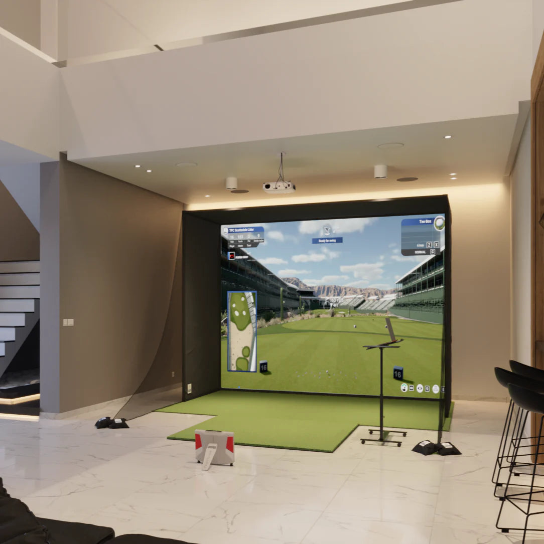 FlightScope X3 SwingBay Golf Simulator Package